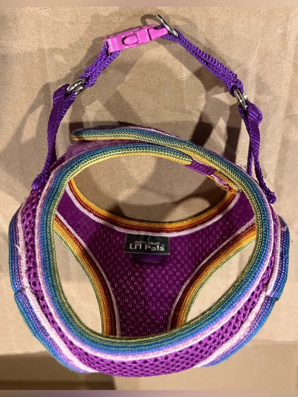 Li'l Pals Comfort Mesh Step In Back Clip Dog Harness Petite Small 10”- 12” chest